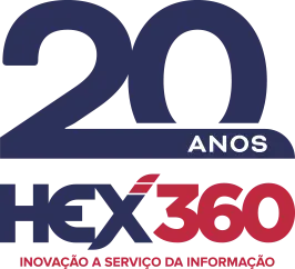 Logo Hex360 20 anos